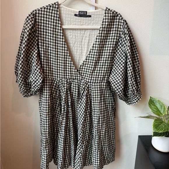 Ecote Gingham Dress - Picture 1 of 4